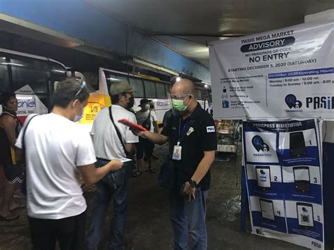 PasigPass QR code required at Pasig Mega Market.